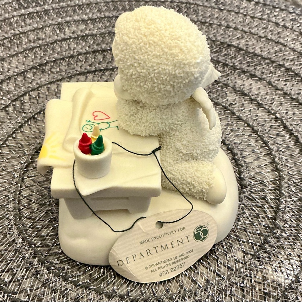 Snowbabies (Color Outside The Lines) Dept 56 Retired Collectible Figurine Bisque - Picture 2 of 11